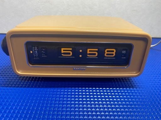 希少美品昭和レトロ品】Sankyo ザックス DT-303 置時計 (Macky