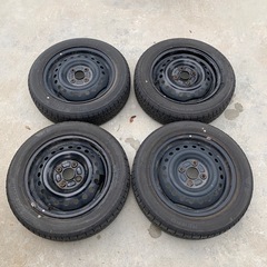 155/65R14 夏タイヤ　鉄ホイールセット　2023年製造
