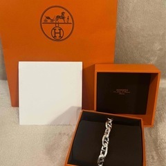新品HERMESエルメス シェーヌダンクル GM14コマ ブレスレット