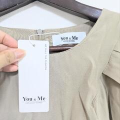 【新品タグ付き】You&Me ブラウス ボリュームスリーブ　ブラウス　ベージュの画像