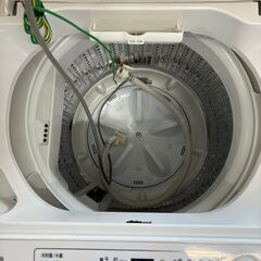 ★中古品 【ヤマダセレクト】全自動洗濯機 4.5kg YWM-T45H1 アーバンホワイト ステンレス層 コンパクト設計 時短洗濯 埼玉県富士見市♪♪の画像