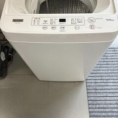 ★中古品 【ヤマダセレクト】全自動洗濯機 4.5kg YWM-T45H1 アーバンホワイト ステンレス層 コンパクト設計 時短洗濯 埼玉県富士見市♪♪の画像