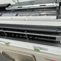 TOSHIBA 東芝 14畳用 エアコン RAS-J401E1R 100V 2023年製 Used/美品の画像