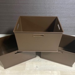 ニトリ3段収納棚　カラーボックス付の画像