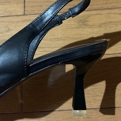 ブラック　ミュール　パンプス　41サイズの画像