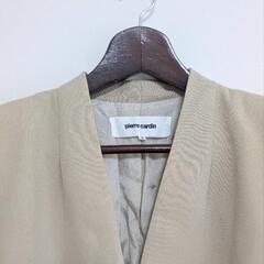 【美品】pierre cardin テーラードジャケット 薄手　夏用　ベージュの画像
