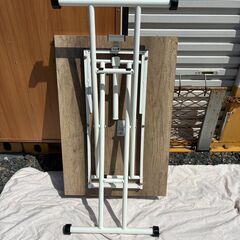 ガス圧昇降式テーブル 折りたたみ式 武田コーポレーションの画像