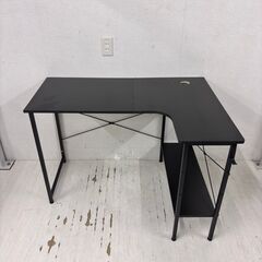  24350  L字デスク　幅110cm    ◆大阪市内・東大...