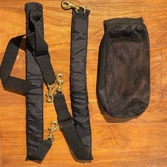 【販売中】新品未使用　harmony ハーモニー　サイストラップ　2本セット（ポーチ付）ニーグリップ　の画像