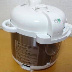 ■アルファックス・コイズミ ミニ電気圧力鍋 LPC-T12/W [ホワイト] 炊飯器の画像