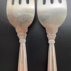 【美品】GEORG JENSEN（ジョージジェンセン）ヴィンテージカトラリーセット（ナイフ×2・フォーク×2）の画像
