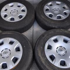 溝あり4本価格!!195/80R15+トヨタ純正ホイール♪