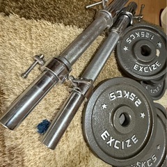 可変式ダンベル　2.5kg×3&1.25kg×3　EXCIZEの画像