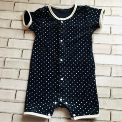 ベビーロンパース90 女児　通園コーデ　女の子　の画像