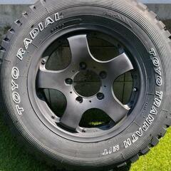 ジムニー　アルミホイール　トランパスmt　4本セットの画像