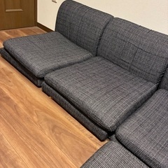 【無料】L字型ローソファ