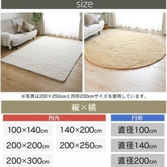 円形ラグマットの画像