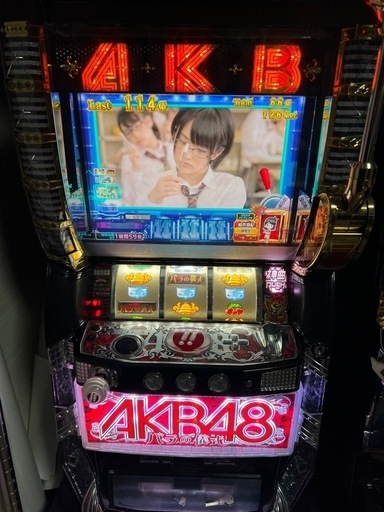 ぱちスロ 実機　AKB48 バラの儀式　スロット　パチスロ
