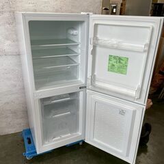 【IRIS OHYAMA】 アイリスオーヤマ 2ドア 冷凍冷蔵庫 容量142L 冷凍室52L 冷蔵庫90L IRSD-14A 2020年製 J0963の画像