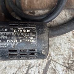 日立電気ディスクグラインダー　G10SH3　工具　DIYの画像