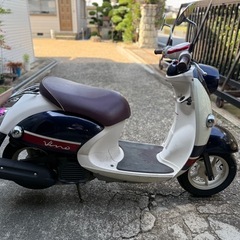 ヤマハ　ビーノ　vino SA54J 書類　鍵あり　インジェクション　エンジン始動参考動画あり　奈良県　広陵町の画像