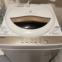 TOSHIBA 2020年 AW-5G8 縦型洗濯機