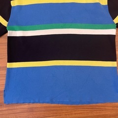 DAMA collection コットンニット　マルチカラーカットソー　サイズ2 の画像