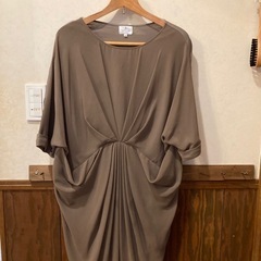 LANVIN en Bleu ブラウンワンピース 38