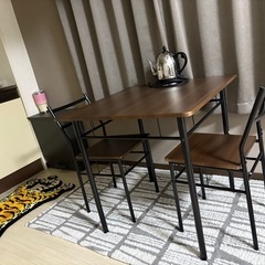 2人用ダイニングセット　3点セット　ノルディック家具　ダイニ