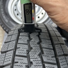 165/80R14 2021年製ダンロップ　ウインターマックス　SV01 ４本トヨタ　タウンエース　5穴PCD114.3 ET+50 14×5Jハブ60の画像