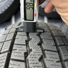 165/80R14 2021年製ダンロップ　ウインターマックス　SV01 ４本トヨタ　タウンエース　5穴PCD114.3 ET+50 14×5Jハブ60の画像