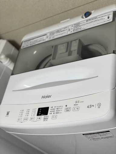 送料・設置込み可　洗濯機　4.5kg Haier 2022年【分解クリーニング済み】