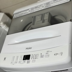 送料・設置込み可洗濯機4.5kg Haier 2022年【分解クリーニング