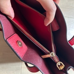 トリーバーチ　ハンド/ショルダーバッグ赤　の画像