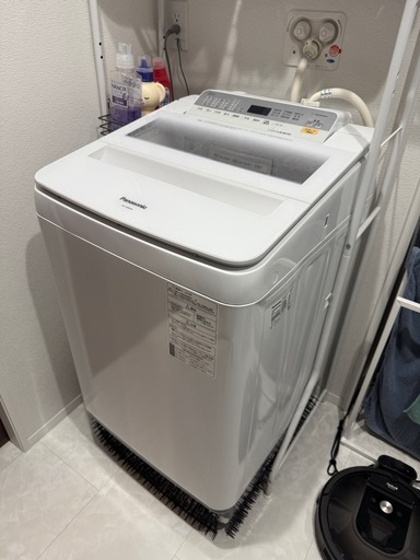Amazon | パナソニック 8.0kg 全自動洗濯機 泡洗浄 ホワイト NA
