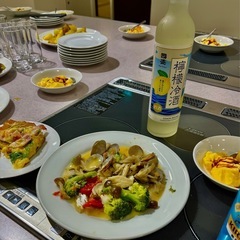 🌈ちょい飲みしながら皆んなで料理を作って食べましょう♪の画像