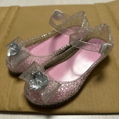 プリンセス風♡クリアサンダル　16cmの画像