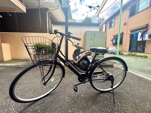 27インチ・6段変速ギア付き自転車