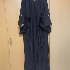 【新品タグ付き】着物　五つ紋 桐の家紋