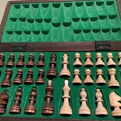 旅のお供に！ポータブル　チェスの画像