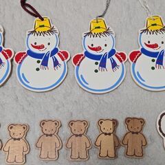 familiar ファミリア 木製 雪だるま 昭和レトロ キーホルダー 雑貨の画像