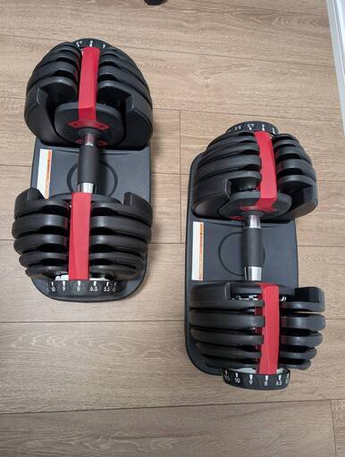 ダンベル 可変式 24kg 15段階調整可能 2個セット - メルカリ