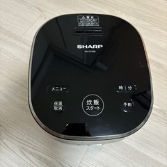 SHARP 炊飯器 ブラック KS-CF05B-B