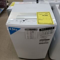 J9815　TOSHIBA　トウシバ　4.5kg洗濯機　AW-4...