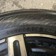 ✩.*˚155/65R14アルミホイール ADVANセット✩.*˚の画像