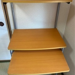 【✨美品✨使いやすいシンプルPCデスク💻📚】の画像