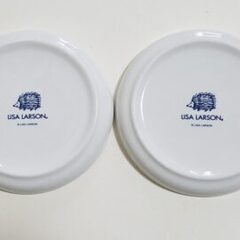 ♪未開封品♪　リサ・ラーソン 磁器のお皿 豪華２枚セットの画像