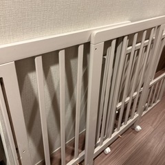 ミニベビーベッド　あわいろの画像
