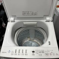 ☆中古￥17,800！TOSHIBA　6.0kg洗濯機　家電　2022年製　AW-6DH2型　幅56㎝ｘ奥行57㎝ｘ高さ100㎝　【BF096】の画像