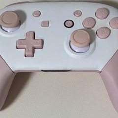 【極美品】おまけ付き Nintendo Switch プロコン　ピンク＆ホワイトカスタムの画像